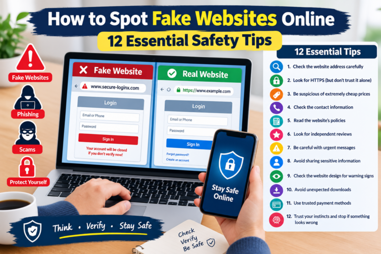 How to Spot Fake Websites Online: 12 Essential Safety Tips