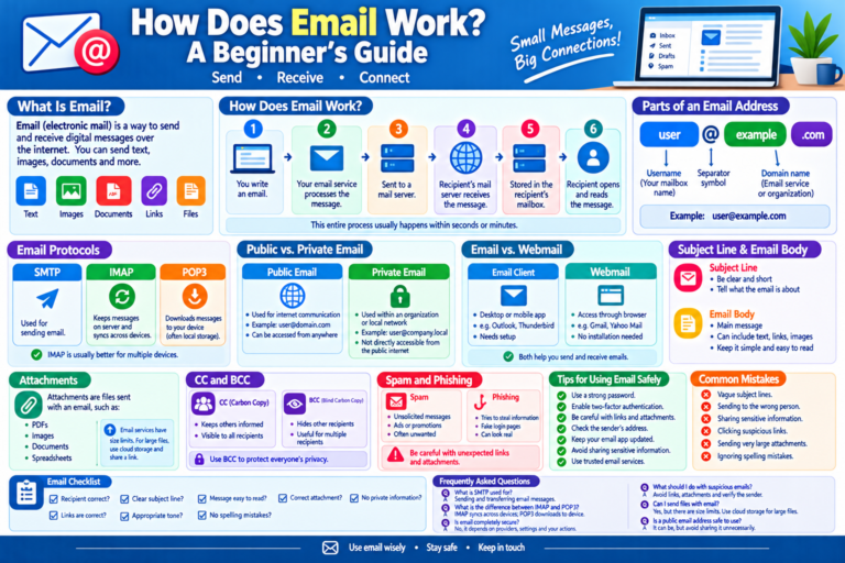 How Does Email Work? A Beginner’s Guide