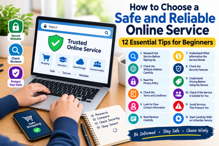 How to Choose a Safe and Reliable Online Service: 12 Essential Tips