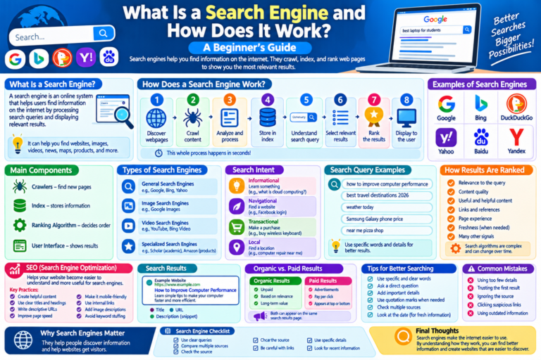 What Is a Search Engine and How Does It Work? A Beginner’s Guide