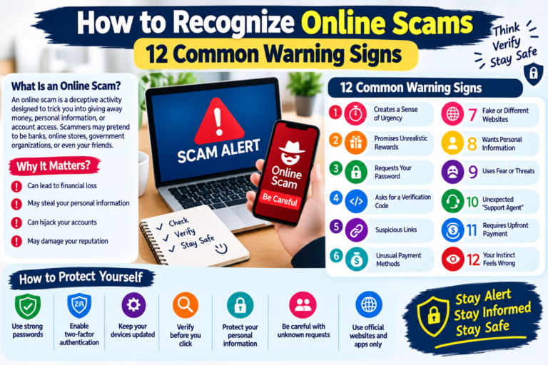 How to Recognize Online Scams: 12 Common Warning Signs