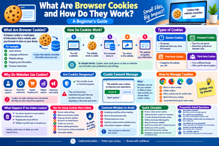 What Are Browser Cookies and How Do They Work? A Beginner’s Guide