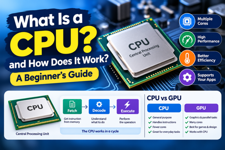 What Is a CPU and How Does It Work? A Beginner’s Guide