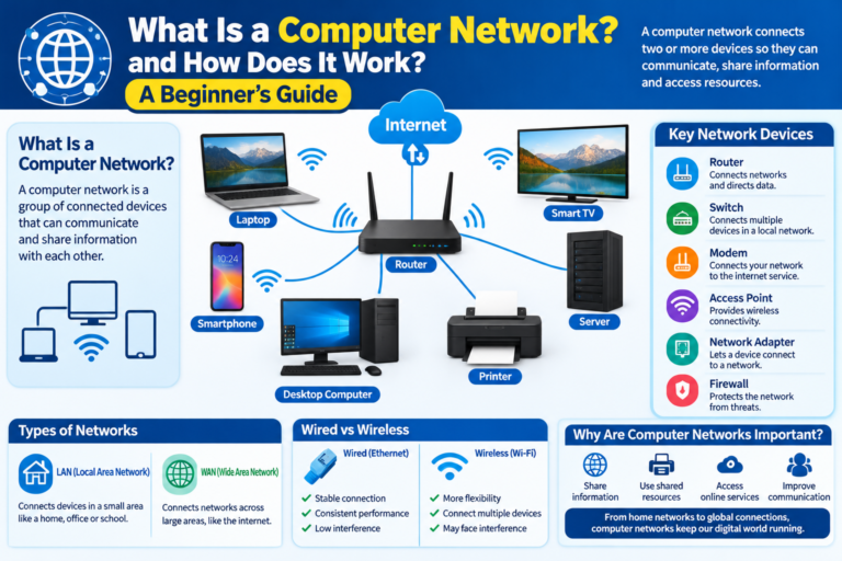 What Is a Computer Network and How Does It Work? A Beginner’s Guide