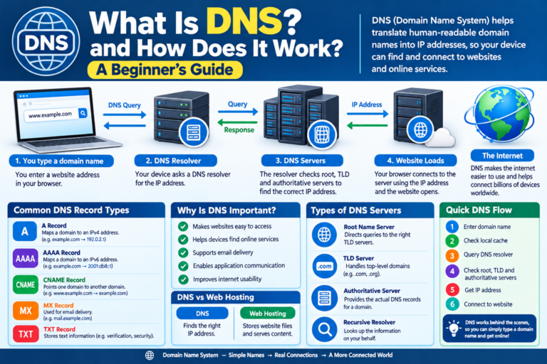 What Is DNS and How Does It Work? A Beginner’s Guide